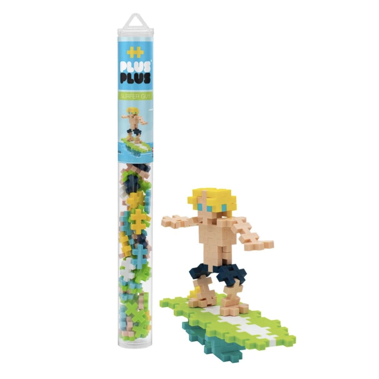 Plus plus surfer guy