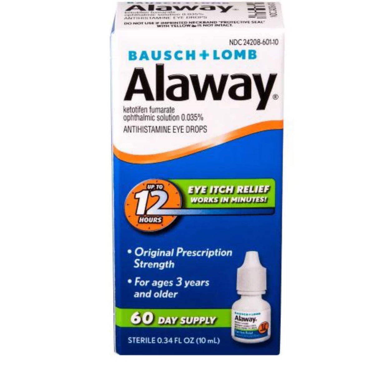 Bausch + Lomb Alaway eye itch relief