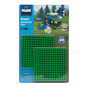 Plus-Plus Plus plus green baseplate duo