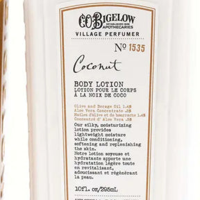 Co Bigelow Bigelow village perfumer coconut body lotion