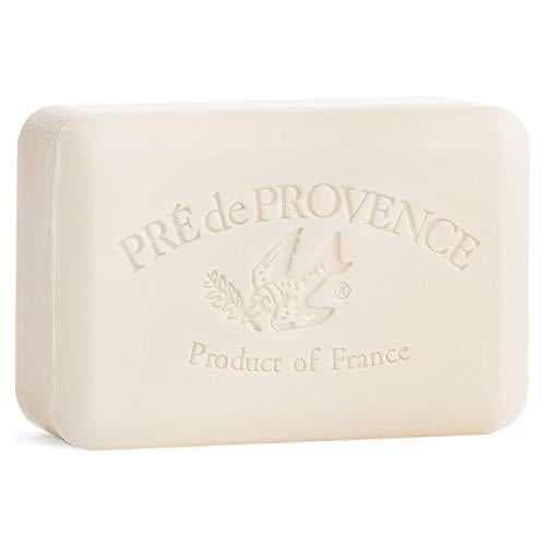 Pre de Provence Artisanal Soap Bar, Enriched with Organic Shea Butter, Natural French Skincare, Quad Milled for Rich Smooth Lather, Sea Salt