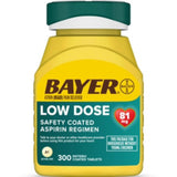 Aspirin Regimen Bayer 81mg Enteric Coated Tablets | Pain Reliever |300 Count