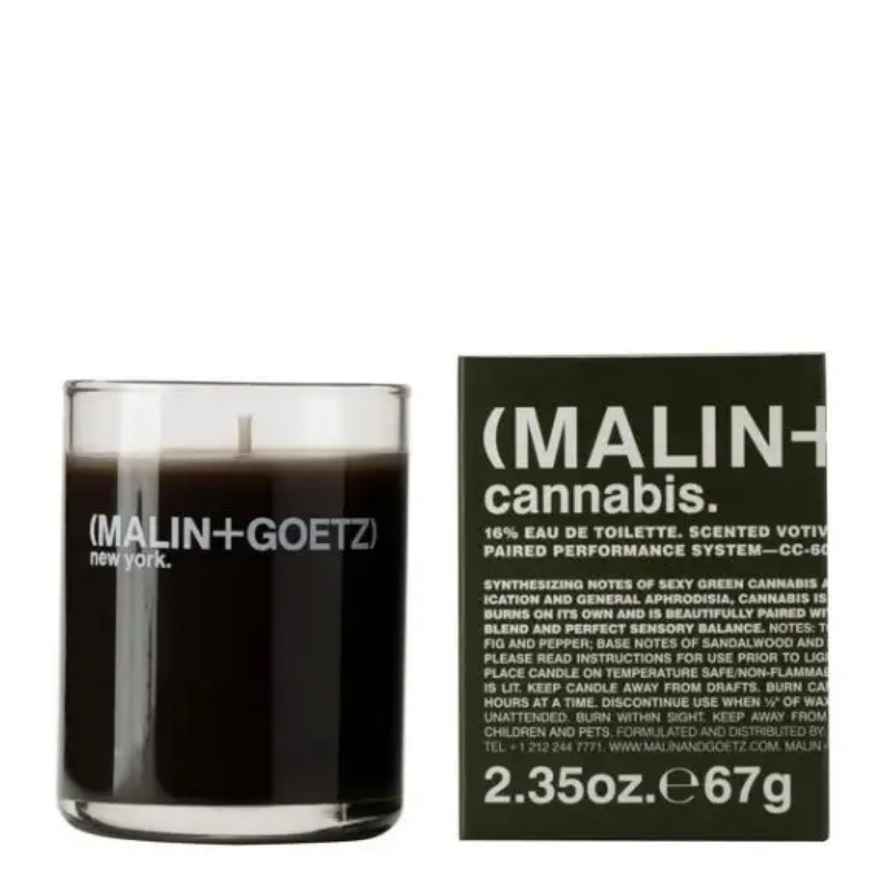 Malin + Goetz Cannabis candle 2.35oz