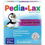 Pedia-Lax Laxative Liquid Glycerin Suppositories for Kids 2-5