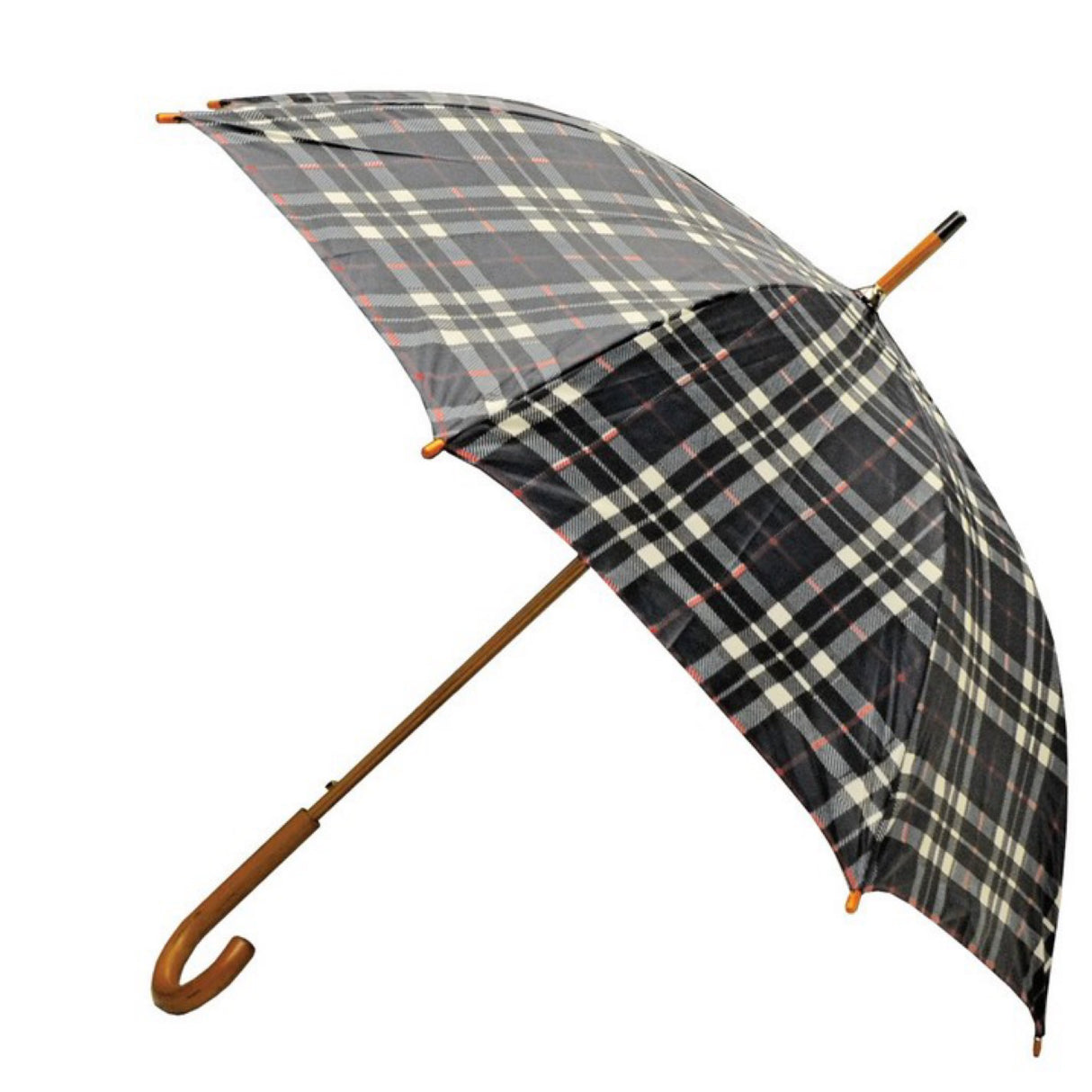Rainbrella 46” Classic Auto Open Wooden Umbrella
