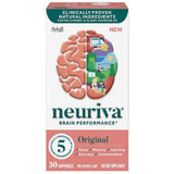 Neuriva Original Brain Health Supplement (30 Count) Support with Clinically Tested Natural Ingredients (Coffee Cherry & Plant Sourced