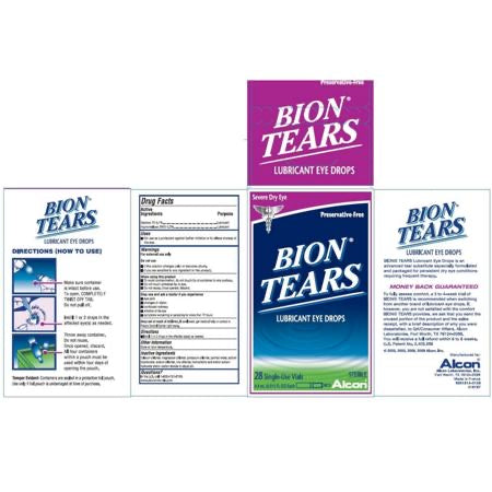 Bion Tears Lubricant Eye Drops 28