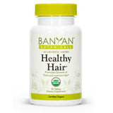 Banyan Botanicals Healthy Hair Tablets – Organic Hair Supplement with Amla & Bhringaraj – Ayurvedic Hair Care for Thick & Strong Hair* – 90 Tablets – Non GMO Sustainably Sourced Vegan