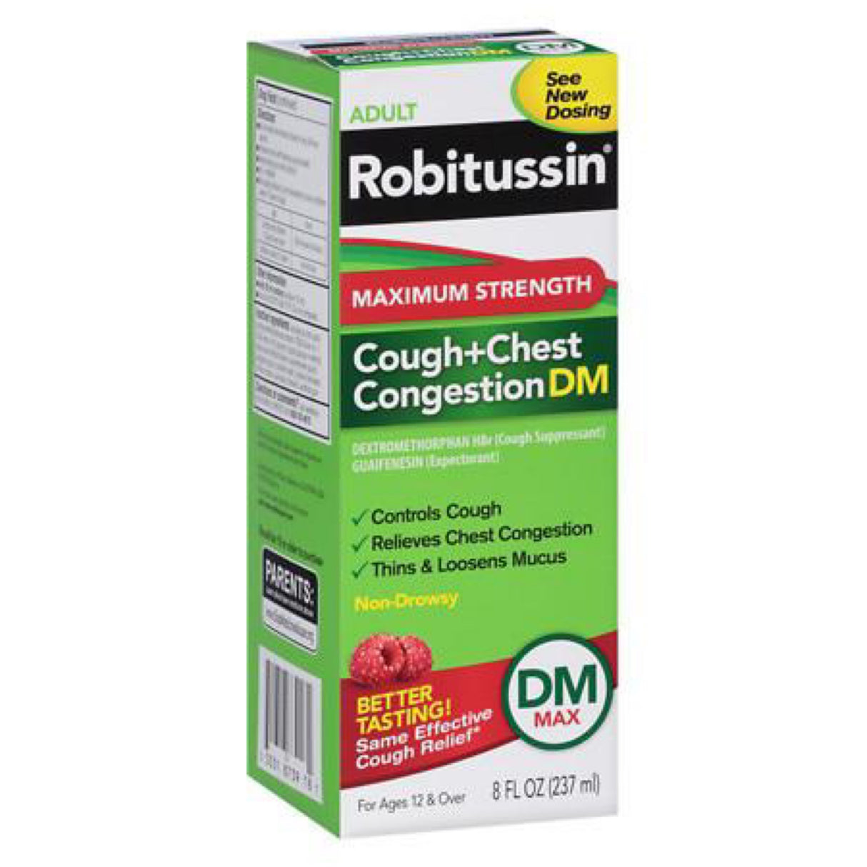 Robitussin Max Strength Cough and Congestion DM Non-Drowsy Liquid Medicine oz