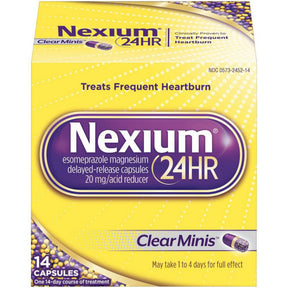 Nexium Clearminis 24HR Acid Reducer Capsules with Esomeprazole Magnesium