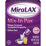 Miralax Mix-in Laxative Powder for Gentle Constipation Relief Softener