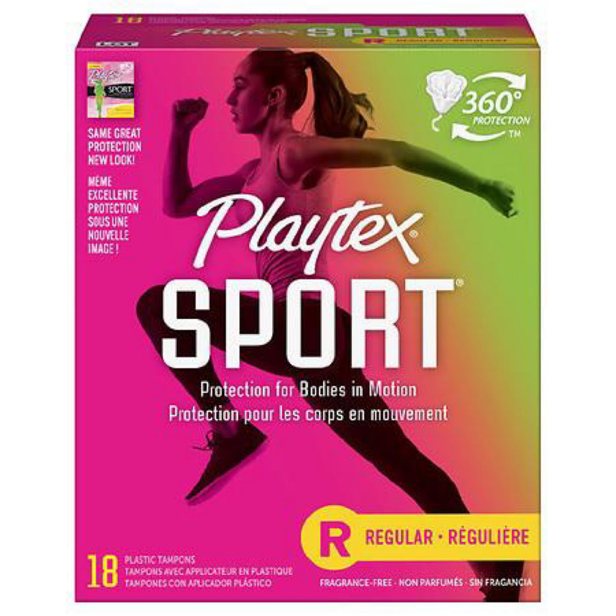 Playtex 18ct Reg Unscent Tampon