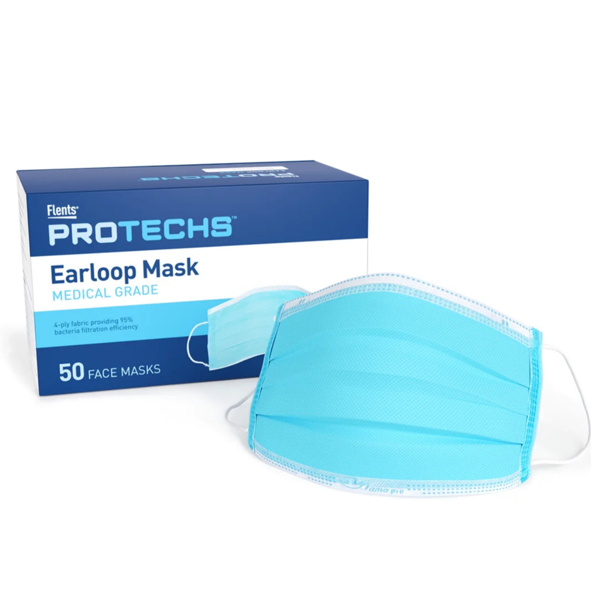 Protechs Earloop Mask Medical Grade 50 masks