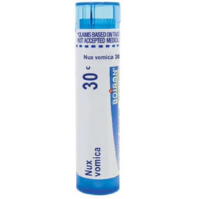 Boiron Nux Vomica 30C Homeopathic Medicine for Heartburn or Drowsiness Due to Excessive Eating or Drinking