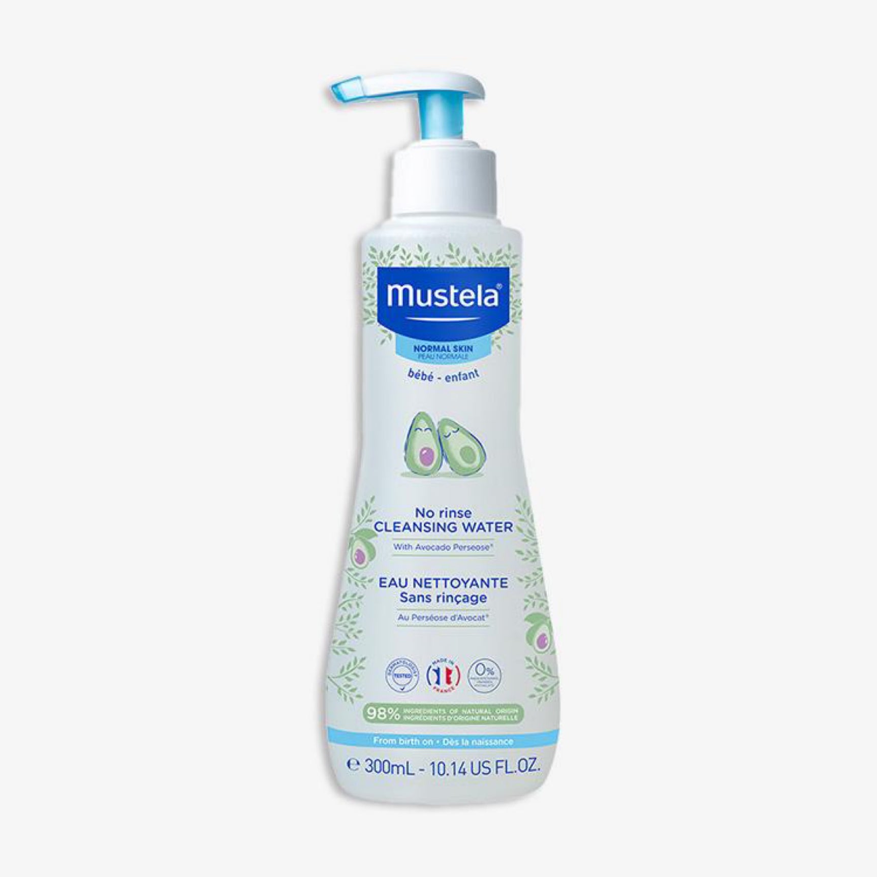 Mustela no rinse cleansing water