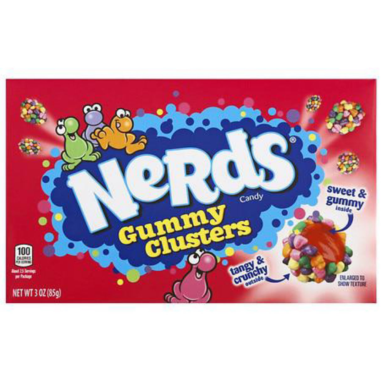 Nerds Gummy Clusters Candy oz Theater Box