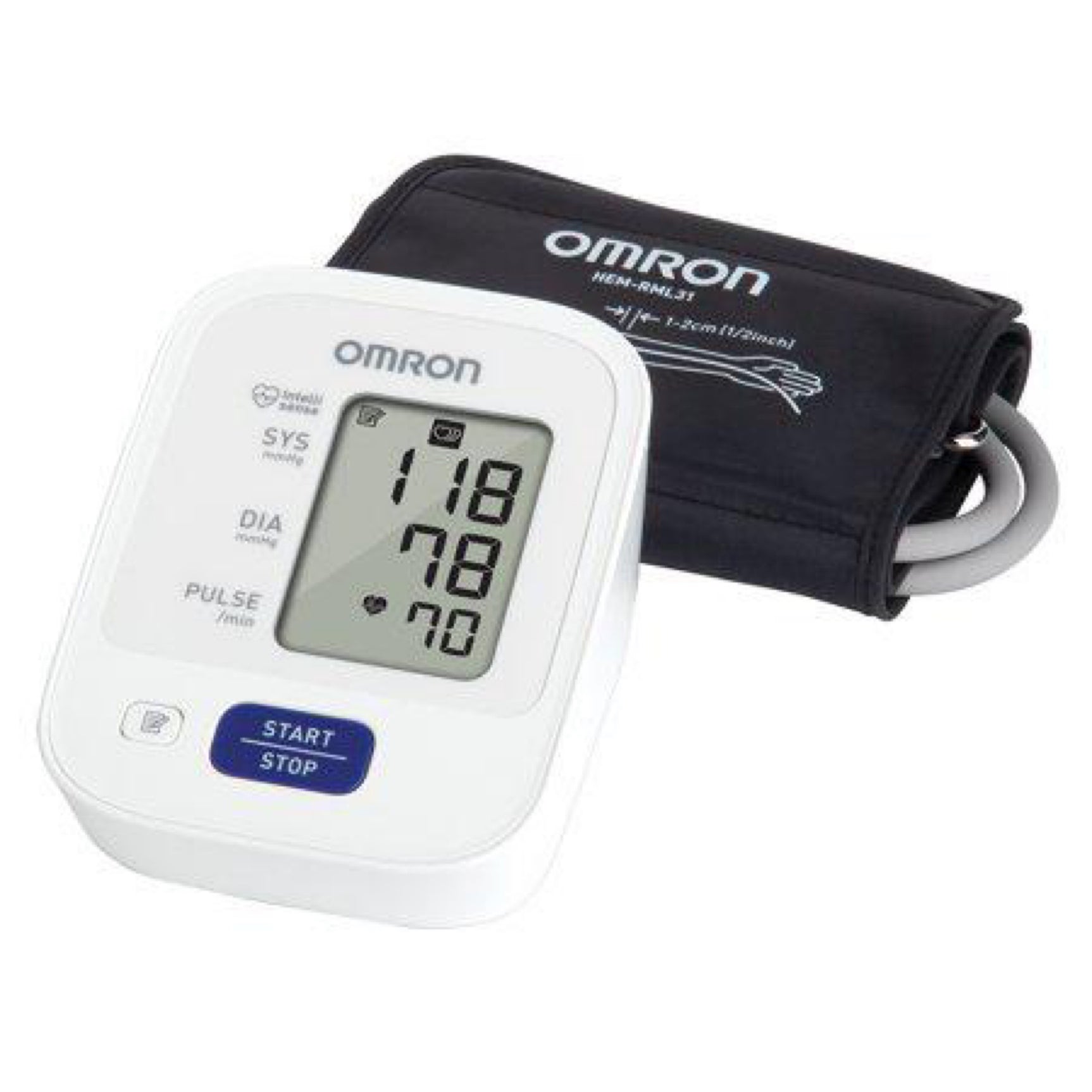 OMRON 3 Series Upper Arm Blood Pressure Monitor with 14-Memory Storage
