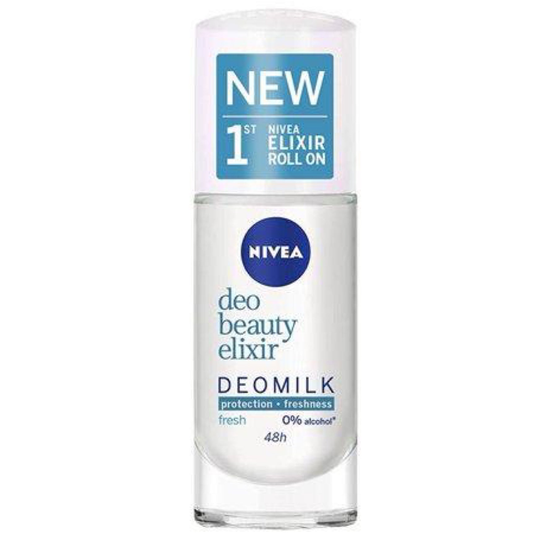 Nivea Roll-On Deodorant Beauty Elixir Deomilk Fresh