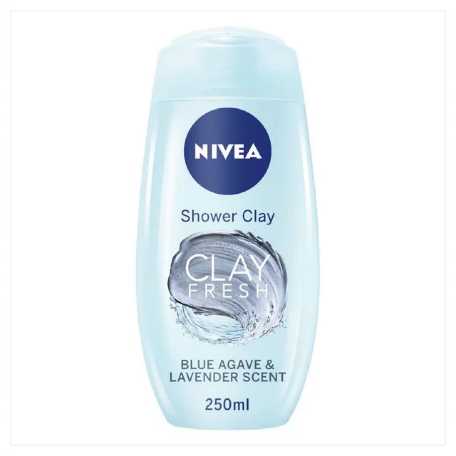 Nivea deep cleansing shower Clay Fresh blue agave and lavender 250 mL