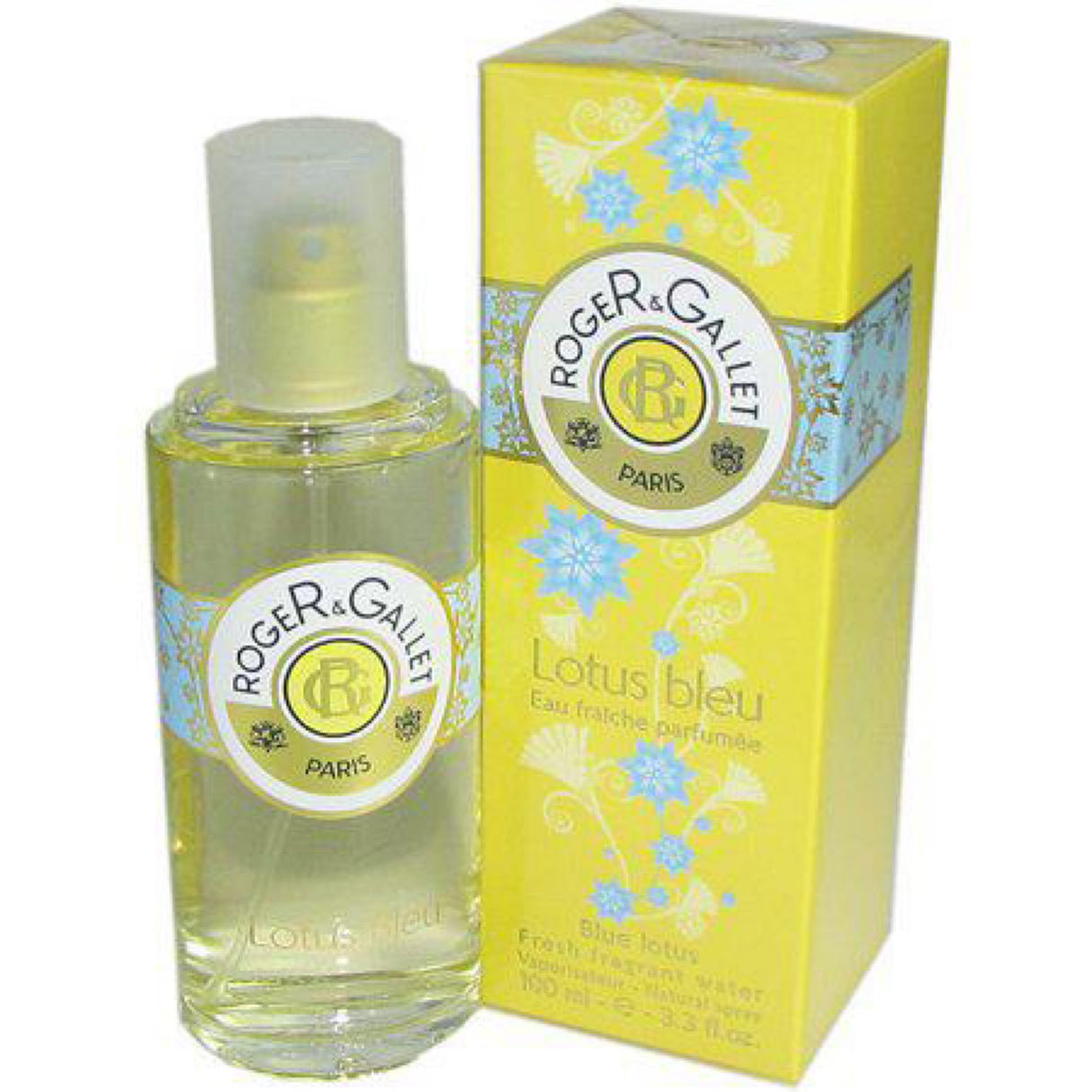 Roger & Gallet Lotus Bleu' Women's 3.3--Ounce Fresh Fragrance Spray