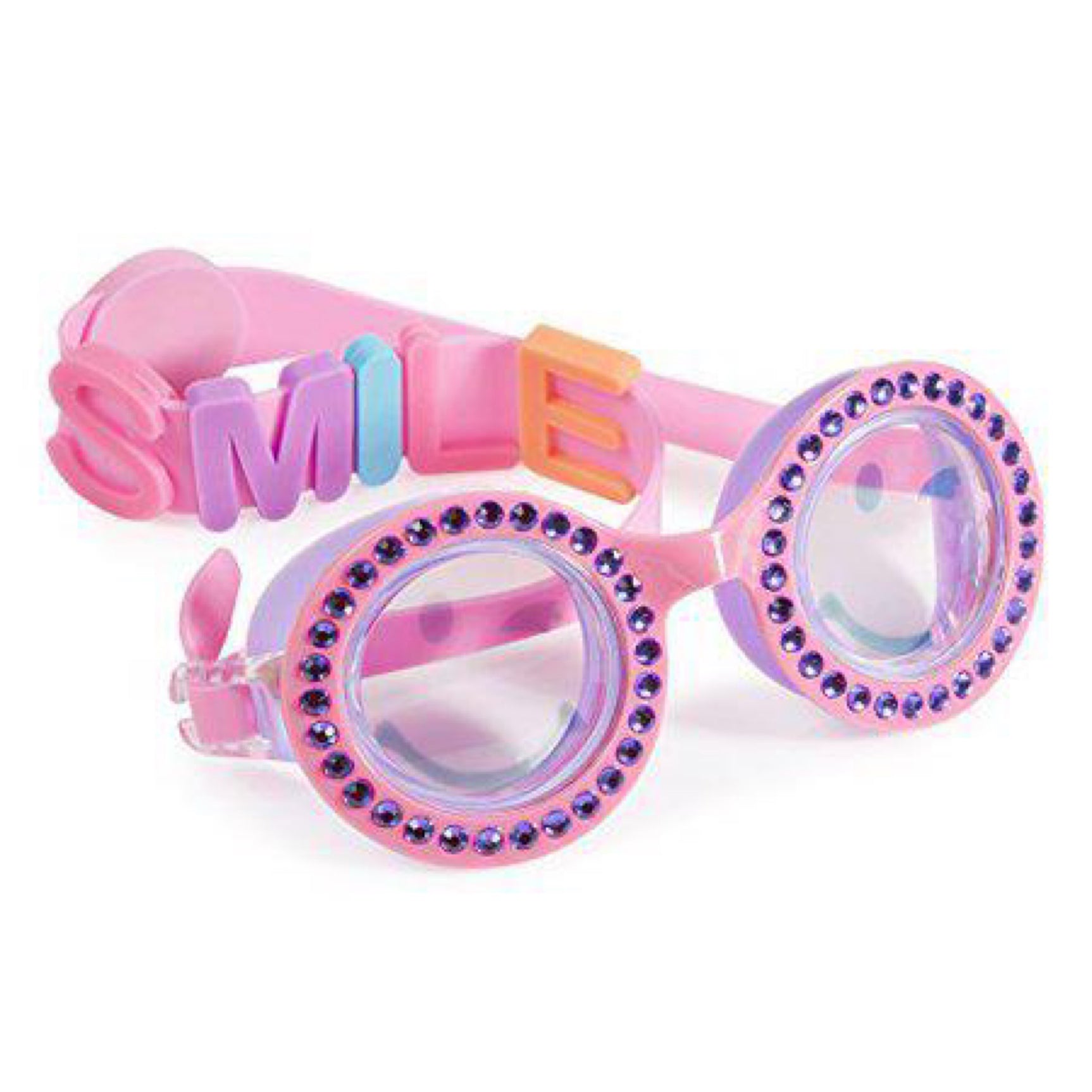 Bling2Go Bling2O Happy Face Swimming Goggles for Girls