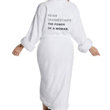Los Angeles Trading Co Plush Robe White