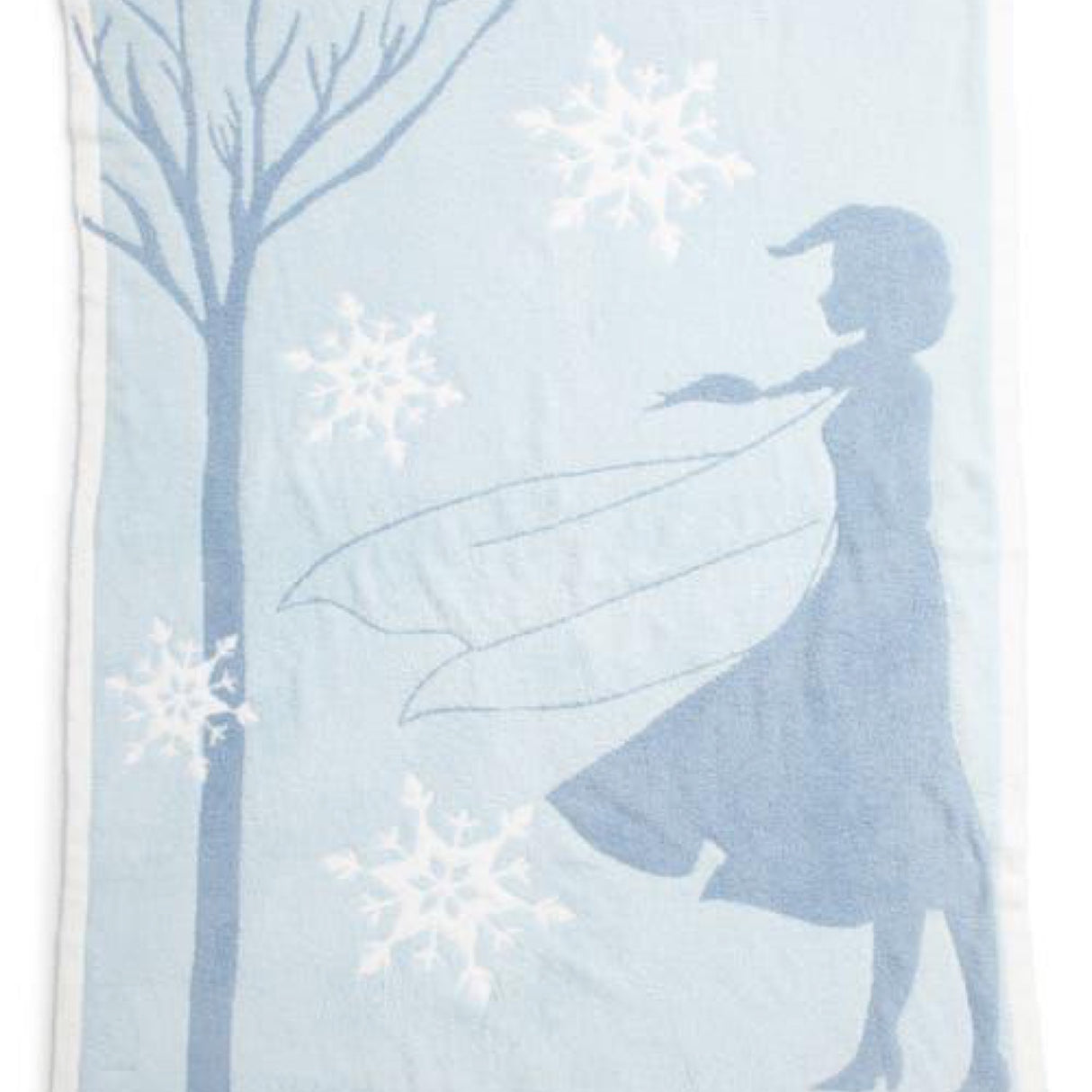 Barefoot Dreams CozyChictm Disney Frozen Blanket in Ice Blue Multi