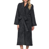 Barefoot Dreams Bamboochic Adult Robe Color Slate Blue Size 2 (B00G71HDRY)
