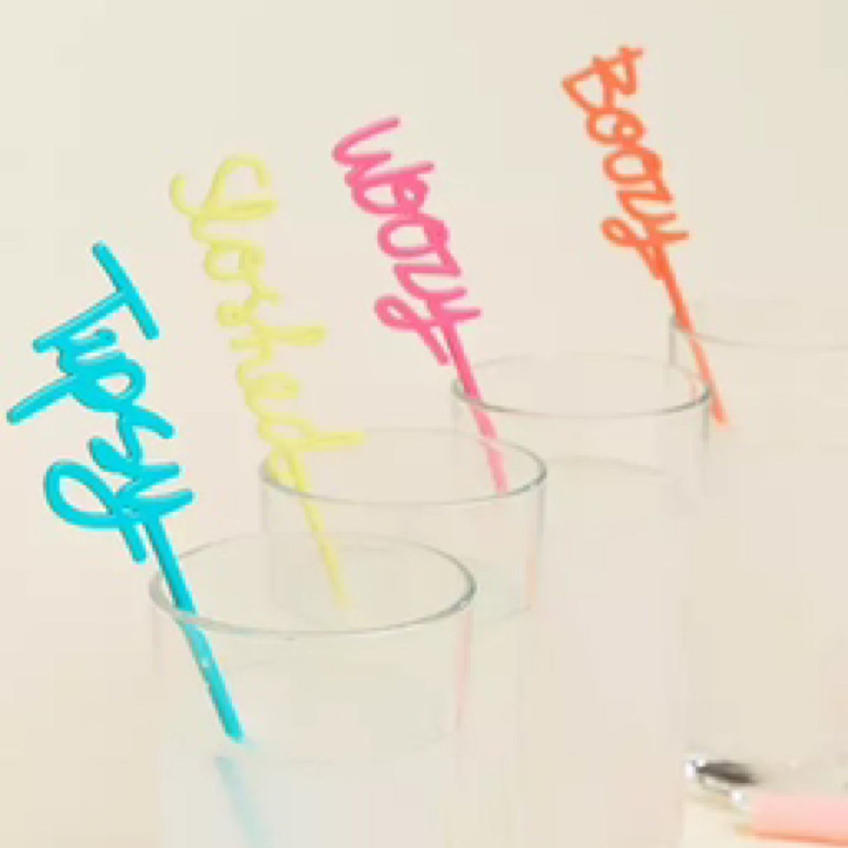 NPW Drunk Drink Stirrers - Set of 4