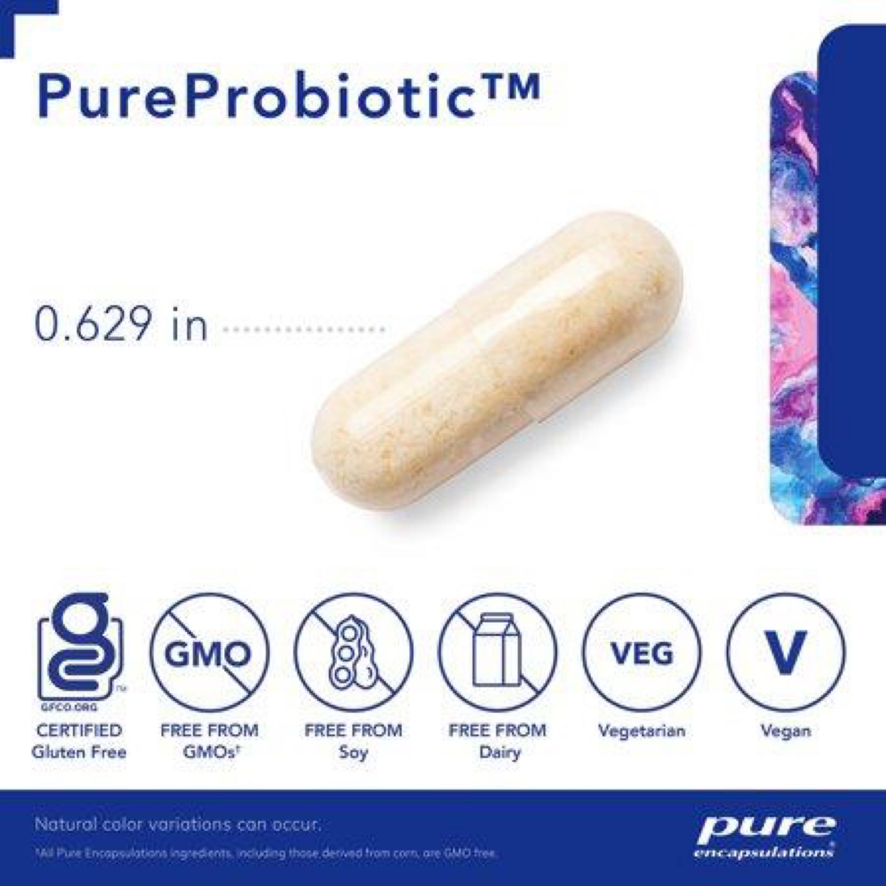 Pure Encapsulations PureProbiotic | Allergen-Free Multi-Strain Probiotic Formula for Immune and Gastrointestinal Health* | 60 Capsules
