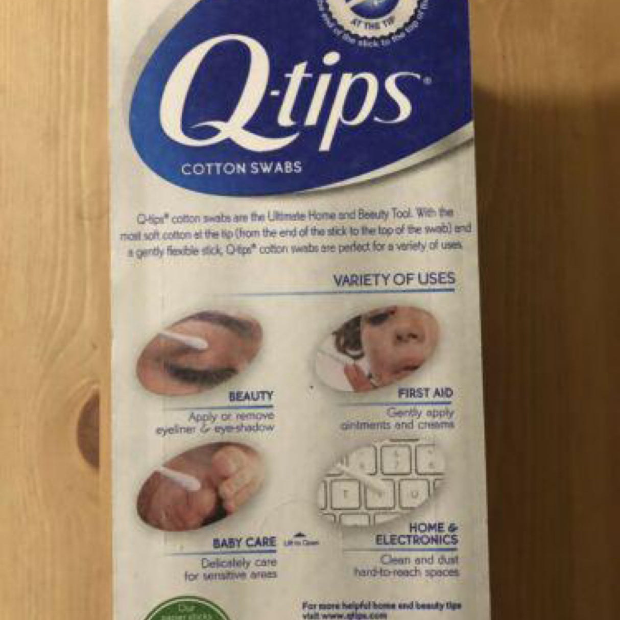 Q Tips Original Cotton Swabs 500 Count