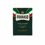 PRORASO Green After Shave Lotion With Eucalyptus & Menthol For Men, NEW