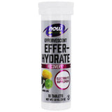 NOW Foods Effer-hydrate Lemon Lime Flavor