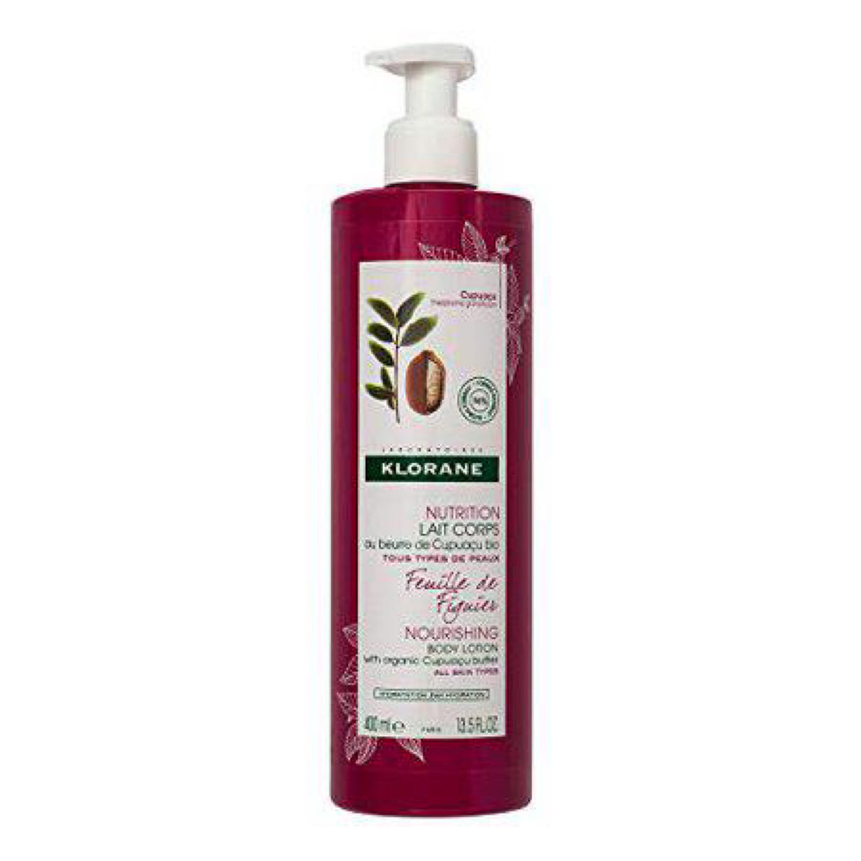 KLORANE Fig Leaf Body Lotion with Cupuaçu Butter 400ml