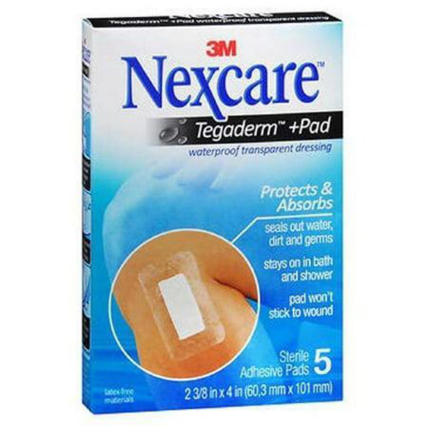 Nexcare Absolute Watr ADH Pads 5
