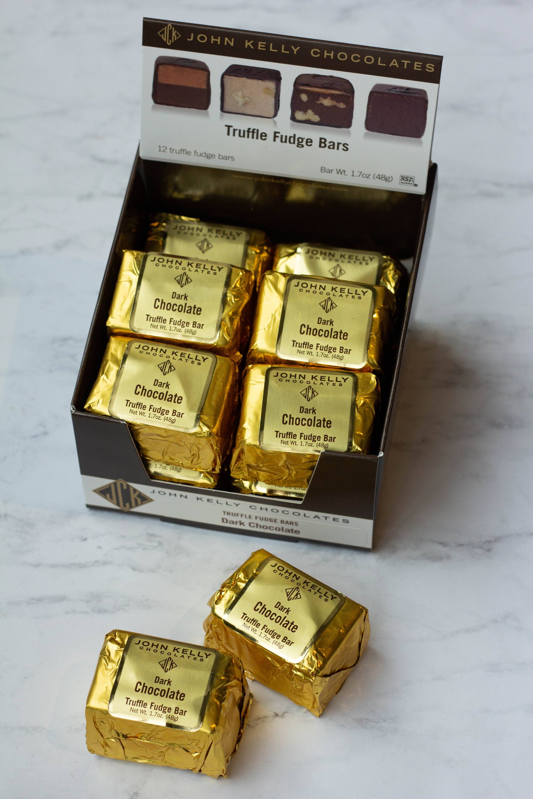 POS Box - Flavor Options: Semi-Sweet Chocolate Caramel w/Walnuts