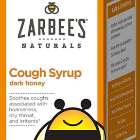 Zarbees naturals cough syrup dark honey