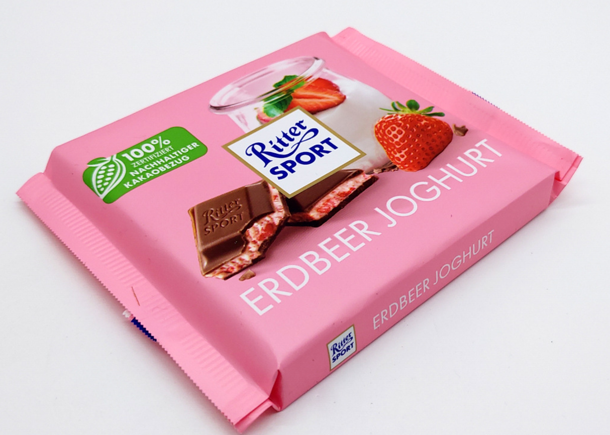 Ritter Sport Strawberry Yogurt (Erdbeer Joghurt) 100