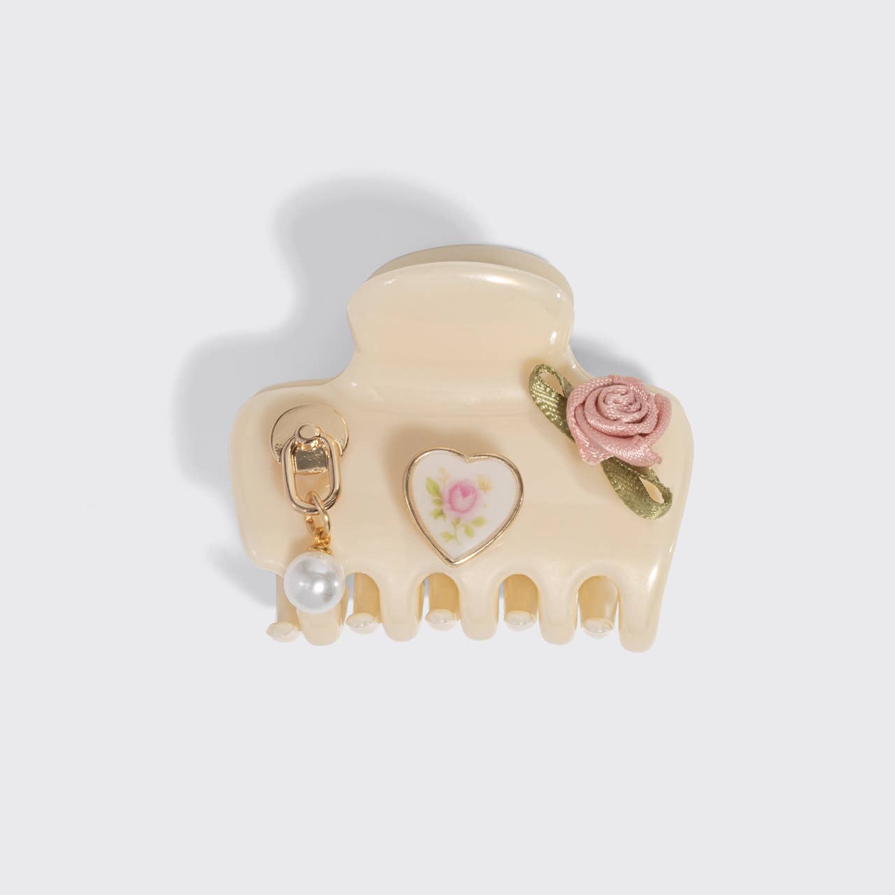 KitschPop™️ Cloud Clip 7pc Set Vintage - Pearlized Cream - Image 6