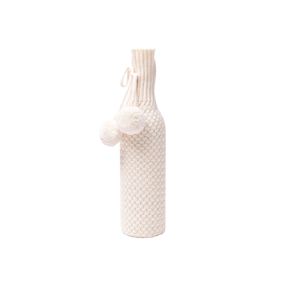Wine Sleeve - Criss Cross - Natural