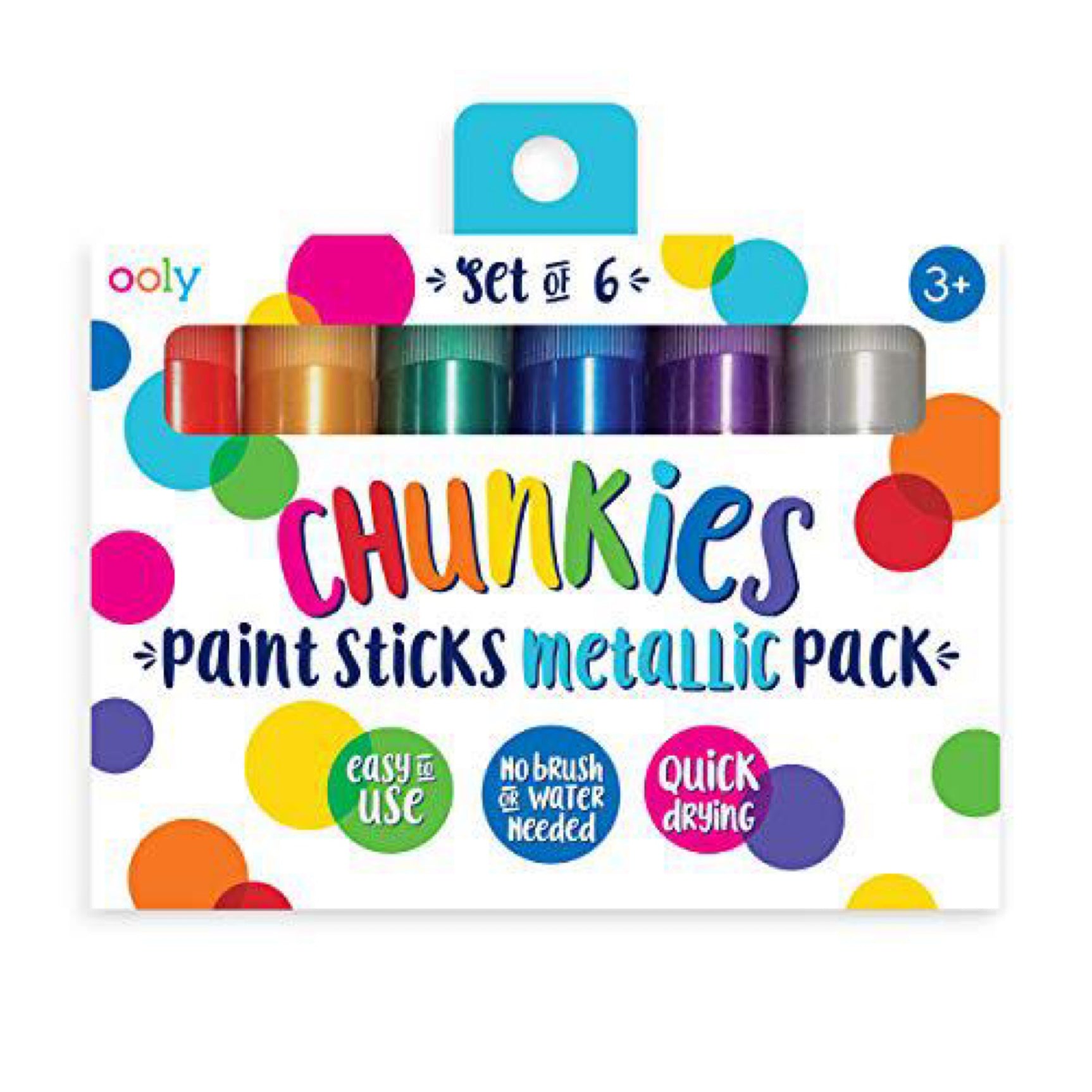 Ooly Chunkies Paint Sticks Metallic (Set of 6) (Other)