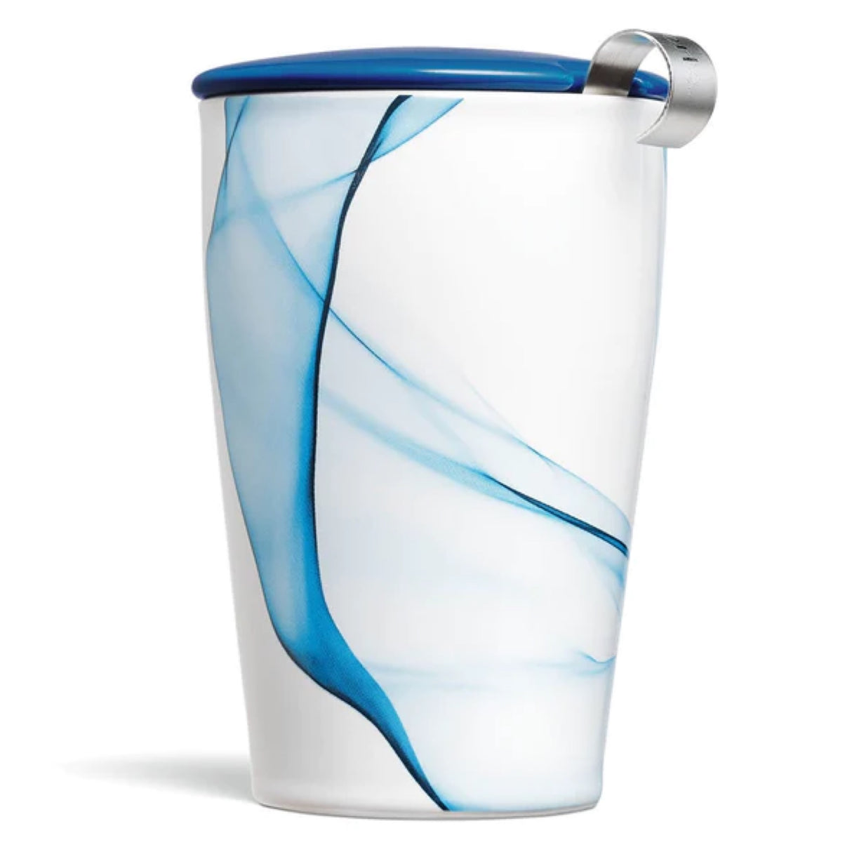 Tea Forte Bleu steeping cup with infuser