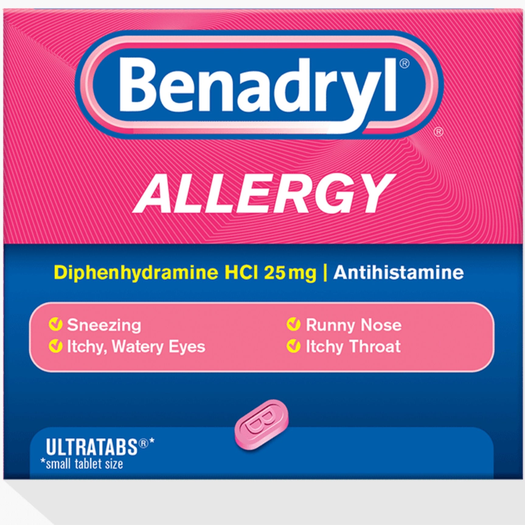 Benadryl Alergia UltraTabs Regulares