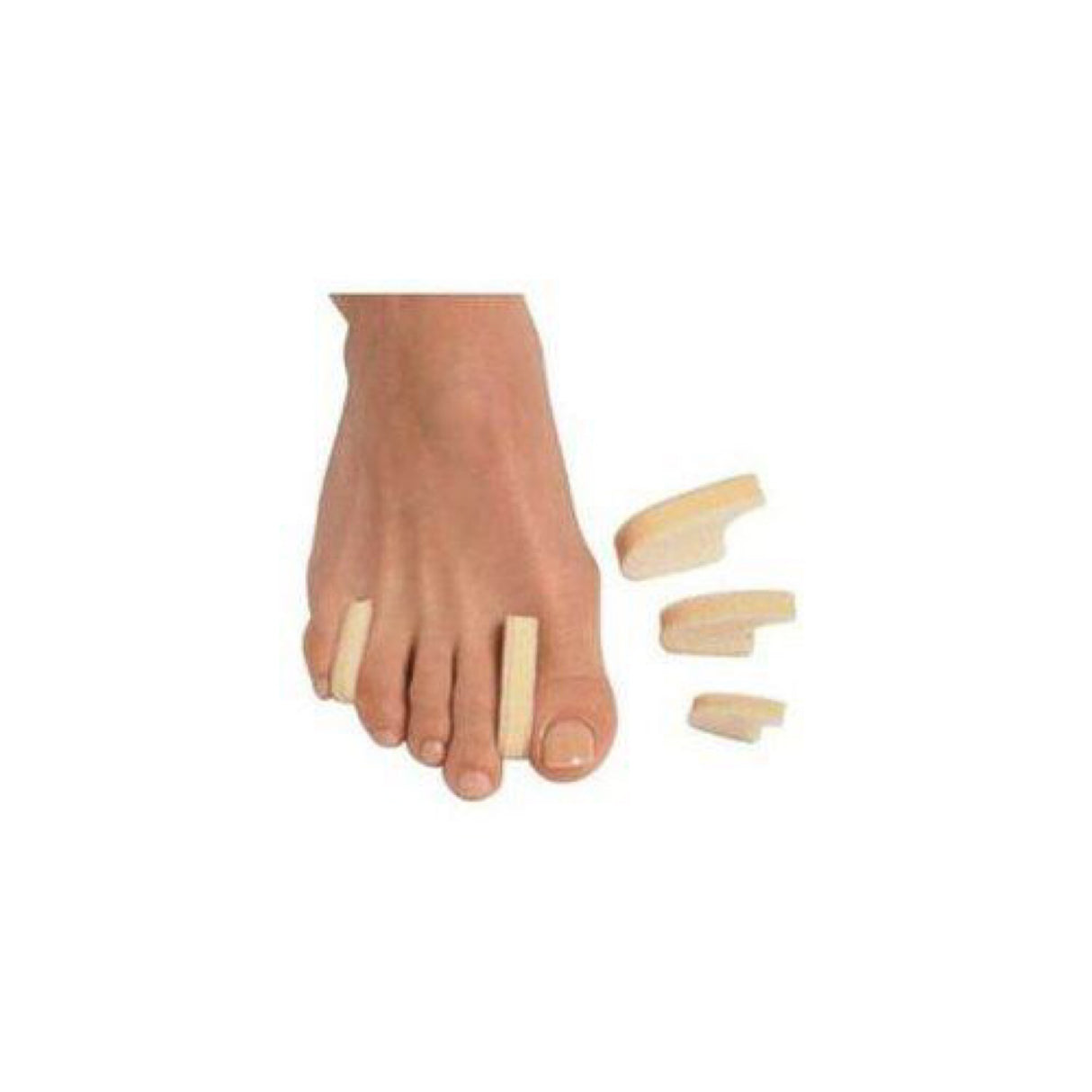 PediFix 3-Layer Toe Separators Small 6/Pack