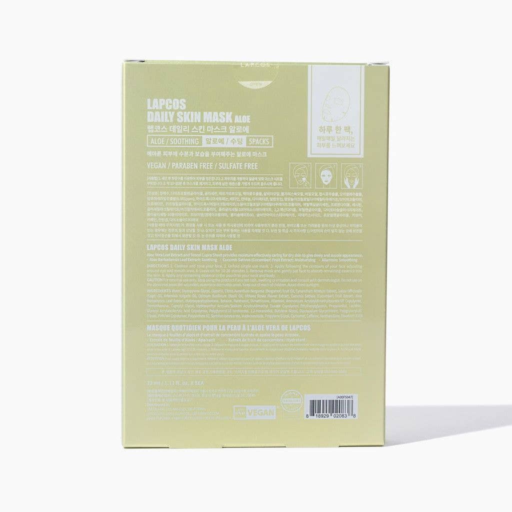 Daily Aloe Soothing Sheet Mask 5-Pack