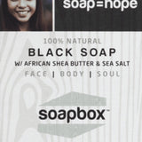 Soapbox Soaps All-Natural Black Bar Soap