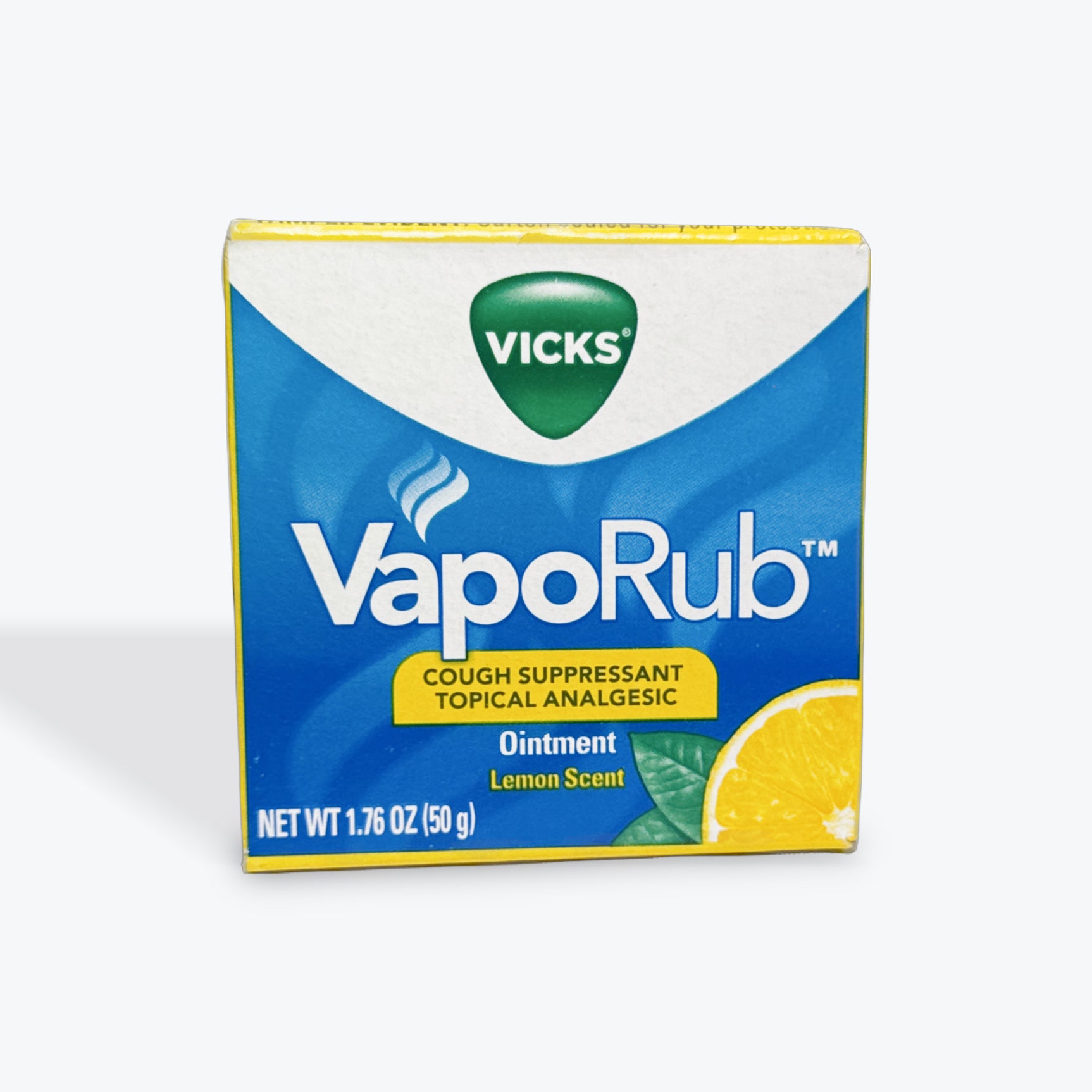 Vicks Vaporub Cough Suppressant Ointment - Lemon