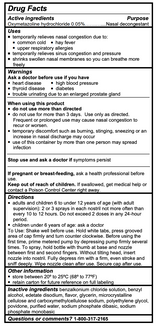 Afrin® No Drip Extra Moisturizing 0.5oz (15mL) Nasal Pump Mist