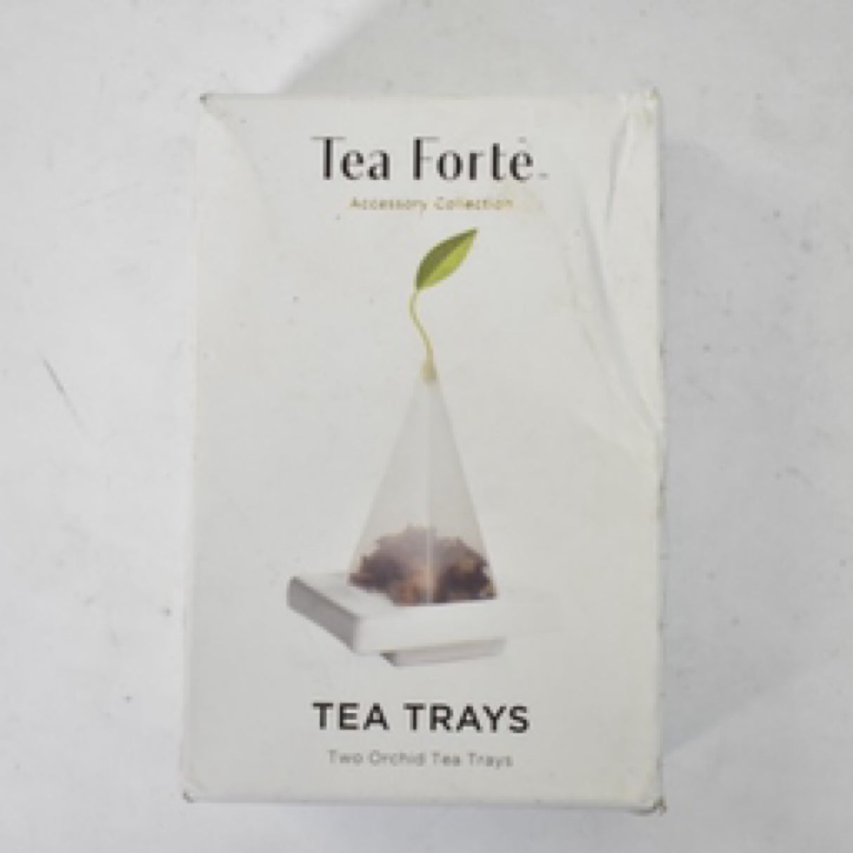 Tea Forte Ceramic Tea Tray for Signature Pyramid Tea Infusers