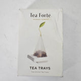Tea Forte Ceramic Tea Tray for Signature Pyramid Tea Infusers